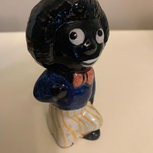 VINTAGE BLACK AMERICANA KITCHEN COLLECTIBLE CHEF PIE VENT ENGLAND PIE BIRD